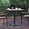 Flash Furniture Outdoor Faux Teak Dining Table with Poly Slats XU-DG-HW1045-GG - alternate 1